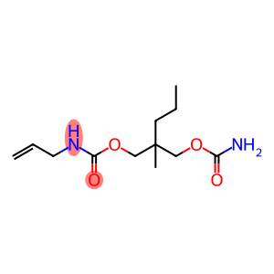 2-(Carbamoyloxymethyl)-2-methylpentyl=allylcarbamate