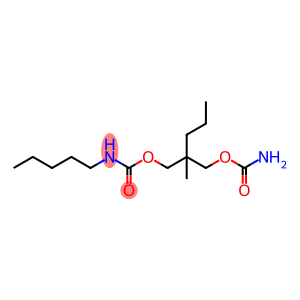 Carbamic acid, pentyl-, 2-(hydroxymethyl)-2-methylpentyl ester carbamate (ester) (8CI)