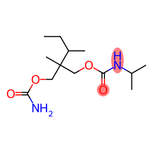 2-sec-Butyl-2-methyl-1,3-propanediol carbamate isopropylcarbamate