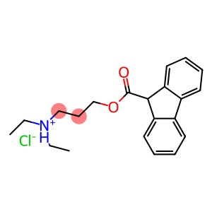 9H-Fluorene-9-carboxylicacid, 3-(diethylamino)propyl ester, hydrochloride (1:1)