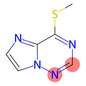Imidazo[2,1-f][1,2,4]triazine, 4-(methylthio)-