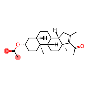 5α-Pregn-16-en-20-one, 3β-hydroxy-16-methyl-, acetate (6CI,7CI,8CI)