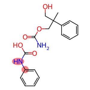 N-Phenylcarbamic acid β-(carbamoyloxymethyl)-β-methylphenethyl ester