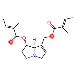 2-Butenoic acid, 2-methyl-, 2,3,5,7a-tetrahydro-7-[[(2-methyl-1-oxo-2-butenyl)oxy]methyl]-1H-pyrrolizin-1-yl ester, [1R-[1α(E),7(E),7aβ]]- (9CI)