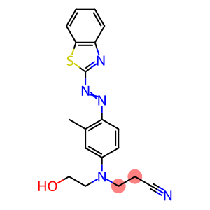 3-[[4-[(Benzothiazol-2-yl)azo]-3-methylphenyl](2-hydroxyethyl)amino]propanenitrile