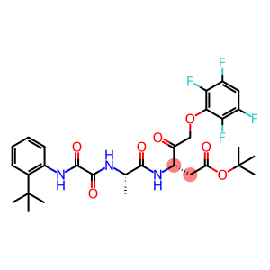 2-METHYL-2-PROPANYL (3S)-3-({N-[{[2-(2-METHYL-2-PROPANYL)PHENYL]A MINO}(OXO)ACETYL]-L-ALANYL}AMINO)-4-OXO-5-(2,3,5,6-TETRAFLUOROPHE NOXY)PENTANOATE