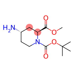 (2S,4S)-4-Amino-1,2-piperidinedicarboxylic acid 1-(1,1-dimethylethyl) 2-methyl ester