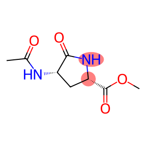 L-Proline, 4-(acetylamino)-5-oxo-, methyl ester, (4S)- (9CI)