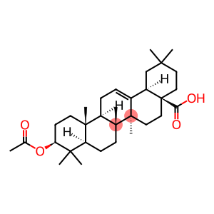 Olean-12-en-28-oic acid, 3-(acetyloxy)-, (3β,18α)-