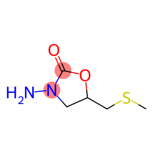 3-amino-5-(methylsulfanylmethyl)-1,3-oxazolidin-2-one