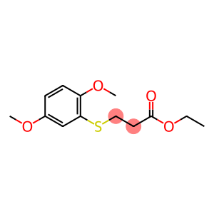 ETHYL 3-[(2,5-DIMETHOXYPHENYL)THIO]PROPANOATE