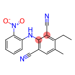 1,3-Benzenedicarbonitrile, 4-ethyl-5-methyl-2-[(2-nitrophenyl)amino]-