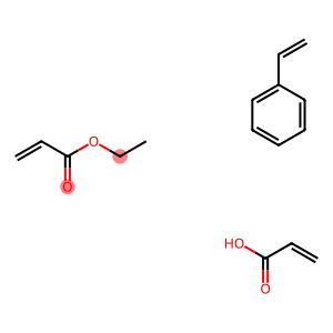 2-丙烯酸与苯乙烯和2-丙烯酸乙酯的聚合物