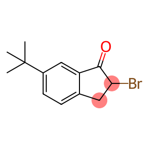 2-BROMO-2,3-DIHYDRO-6-(1,1-DIMETHYLETHYL)-1H-INDEN-1-ONE