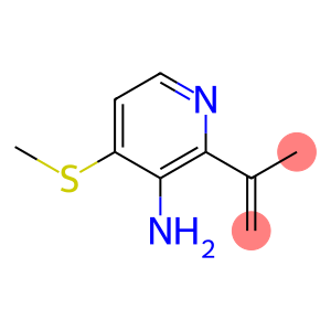 4-(methylthio)-2-(prop-1-en-2-yl)pyridin-3-amine