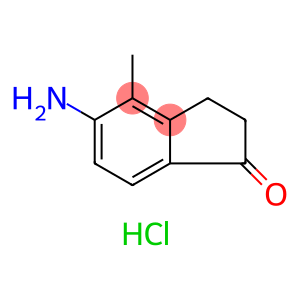 1H-Inden-1-one, 5-amino-2,3-dihydro-4-methyl-, hydrochloride (1:1)