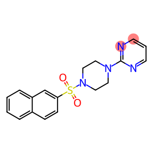 2-[4-(2-naphthylsulfonyl)piperazino]pyrimidine