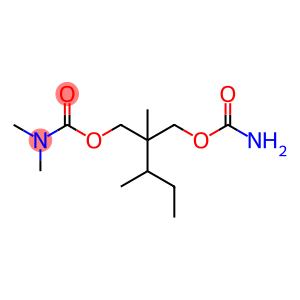 N,N-Dimethylcarbamic acid 2-(carbamoyloxymethyl)-2,3-dimethylpentyl ester