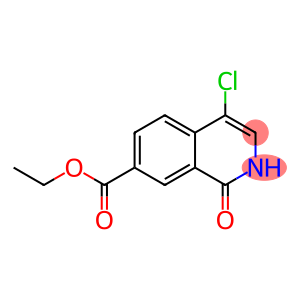 7-Isoquinolinecarboxylic acid, 4-chloro-1,2-dihydro-1-oxo-, ethyl ester