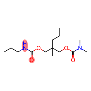 Carbamic acid, propyl-, 2-(hydroxymethyl)-2-methylpentyl ester dimethylcarbamate (ester) (8CI)