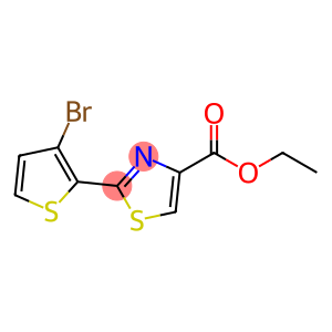 4-Thiazolecarboxylicacid,2-(3-bromo-2-thienyl)-,ethylester(9CI)