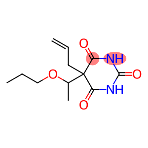 5-Allyl-5-(1-propoxyethyl)barbituric acid