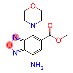 7-amino-4-(4-morpholinyl)-2,1,3-Benzoxadiazole-5-carboxylic acid methyl ester