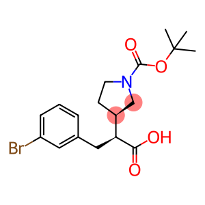(S)-3-(3-溴苯基)-2-[(R)-1-BOC-3-吡咯烷基]丙酸