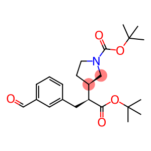 (R)-3-((S)-1-(叔丁氧基)-3-(3-甲酰基苯基)-1-氧代丙-2-基)吡咯烷-1-甲酸叔丁酯