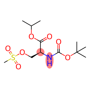 Serine, N-[(1,1-dimethylethoxy)carbonyl]-O-(methylsulfonyl)-, 1-methylethyl ester