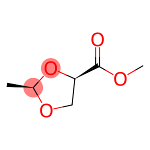 1,3-Dioxolane-4-carboxylicacid,2-methyl-,methylester,cis-()-(8CI)