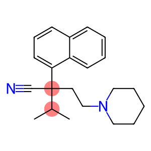α-Isopropyl-α-(1-naphtyl)-1-piperidinebutyronitrile