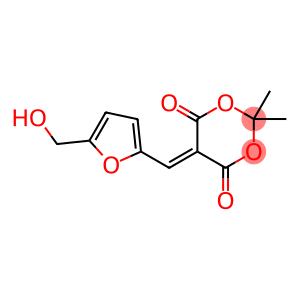 1,3-Dioxane-4,6-dione, 5-[[5-(hydroxymethyl)-2-furanyl]methylene]-2,2-dimethyl-