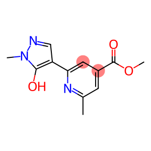 4-Pyridinecarboxylic acid, 2-(5-hydroxy-1-methyl-1H-pyrazol-4-yl)-6-methyl-, methyl ester