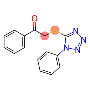 1-PHENYL-2-(1-PHENYL-1H-TETRAZOL-5-YLSULFANYL)-ETHANONE