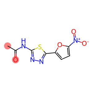 1,3,4-Thiadiazole, 2-acetamido-5- (5-nitro-2-furyl)-