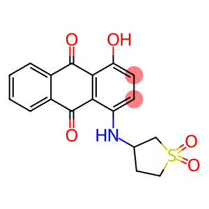 9,10-Anthracenedione, 1-hydroxy-4-[(tetrahydro-1,1-dioxido-3-thienyl)amino]-