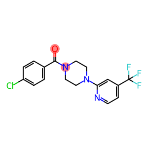 Methanone, (4-chlorophenyl)[4-[4-(trifluoromethyl)-2-pyridinyl]-1-piperazinyl]-