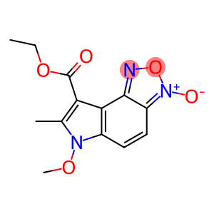 8-(ethoxycarbonyl)-6-methoxy-7-methyl-6H-[1,2,5]oxadiazolo[3,4-e]indole 3-oxide