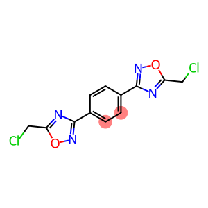 5-(CHLOROMETHYL)-3-(4-[5-(CHLOROMETHYL)-1,2,4-OXADIAZOL-3-YL]PHENYL)-1,2,4-OXADIAZOLE