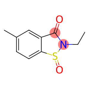 1,2-Benzisothiazol-3(2H)-one,2-ethyl-5-methyl-,1-oxide(9CI)