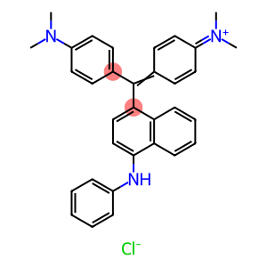 N-[(1Z)-4-{bis[4-(dimethylamino)phenyl]methylidene}naphthalen-1(4H)-ylidene]anilinium chloride