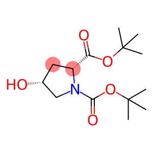 1,2-Pyrrolidinedicarboxylic acid, 4-hydroxy-, 1,2-bis(1,1-dimethylethyl) ester, (2R,4R)-