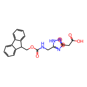 2-{5-[({[(9H-fluoren-9-yl)methoxy]carbonyl}amino)methyl]-4H-1,2,4-triazol-3-yl}acetic acid