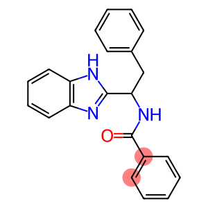 N-[1-(1H-1,3-BENZIMIDAZOL-2-YL)-2-PHENYLETHYL]BENZENECARBOXAMIDE