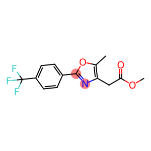 4-Oxazoleacetic acid, 5-methyl-2-[4-(trifluoromethyl)phenyl]-, methyl ester