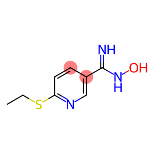 3-Pyridinecarboximidamide,6-(ethylthio)-N-hydroxy-(9CI)