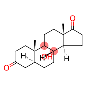 Androstane-3,17-dione, 9-hydroxy-, (5α)-