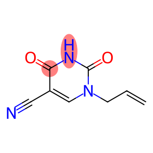 1-烯丙基-2,4-二氧代-1,2,3,4-四氢嘧啶-5-甲腈