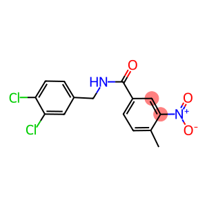 N-(3,4-dichlorobenzyl)-3-nitro-4-methylbenzamide